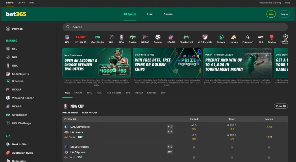 Bet365 Homepage Bet365 Homepage