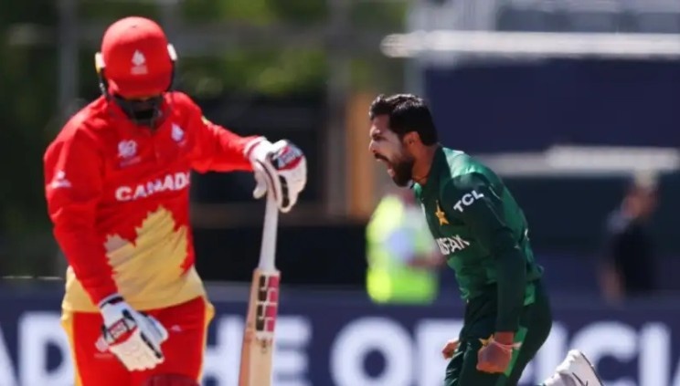 Canada 102/9 vs Pakistan
