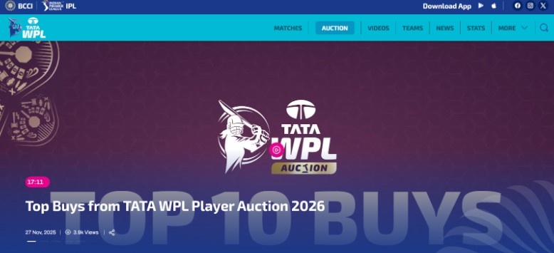 Check the Official WPL Website Check the Official WPL Website