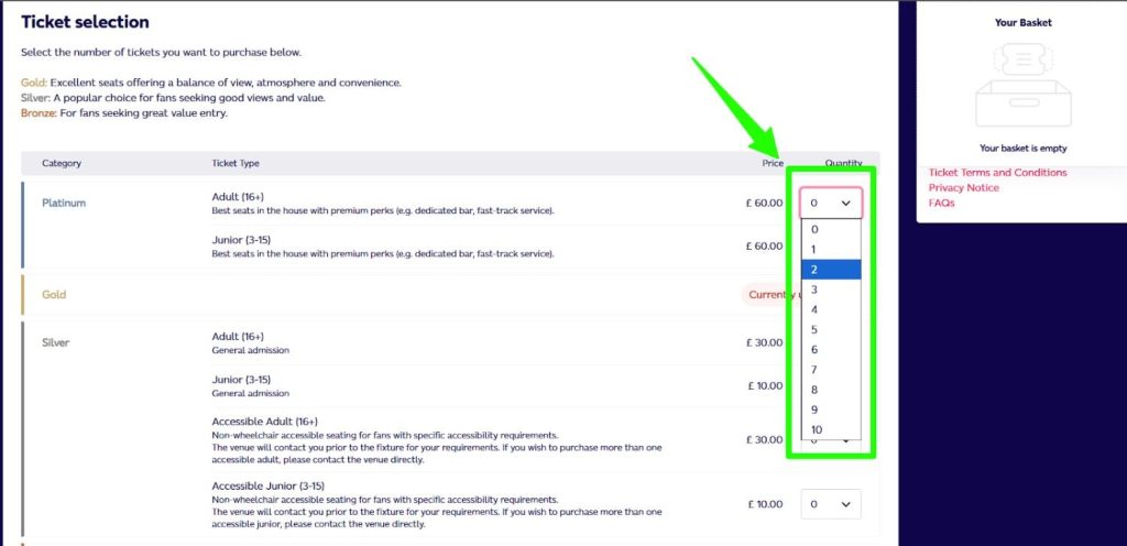 Select Quantity Select Quantity