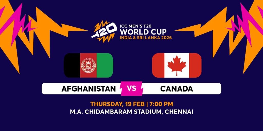 Afghanistan vs Canada T20 World Cup Clash