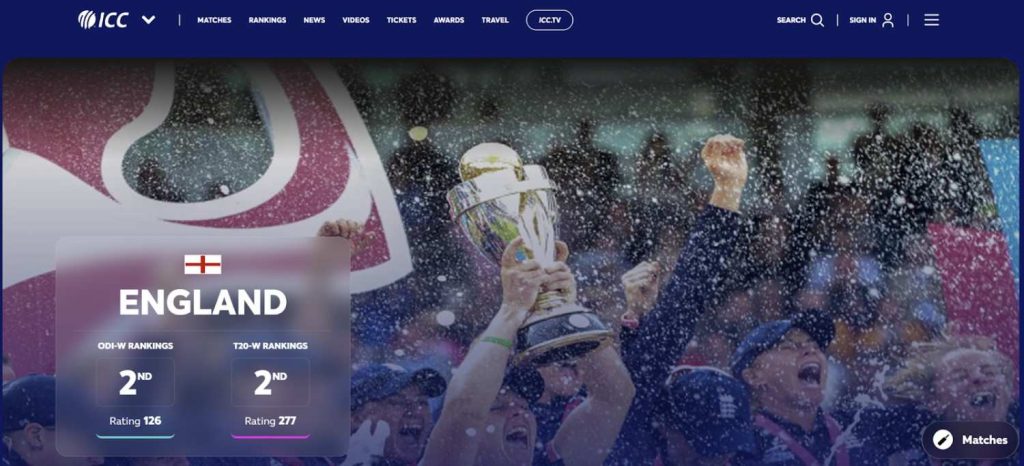 England Women - Rating: 277 England Women - Rating: 277