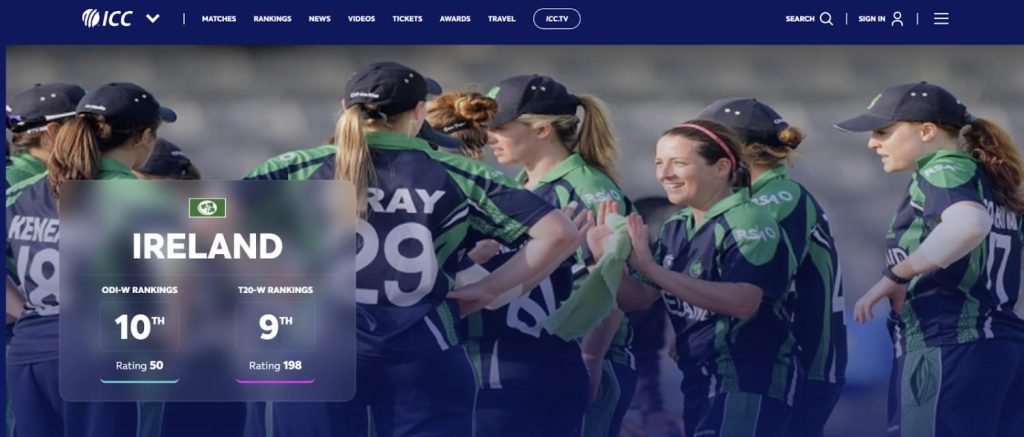 Ireland Women - Rating: 198 Ireland Women - Rating: 198