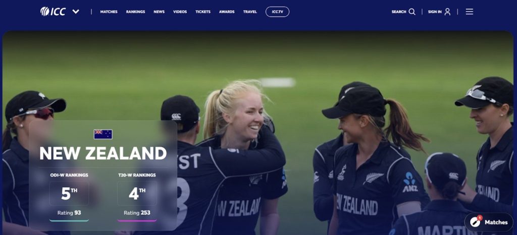 New Zealand Women - Rating: 253 New Zealand Women - Rating: 253