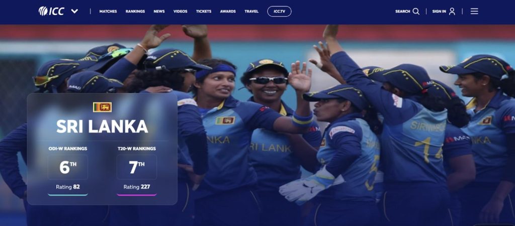 Sri Lanka Women - Rating: 227 Sri Lanka Women - Rating: 227