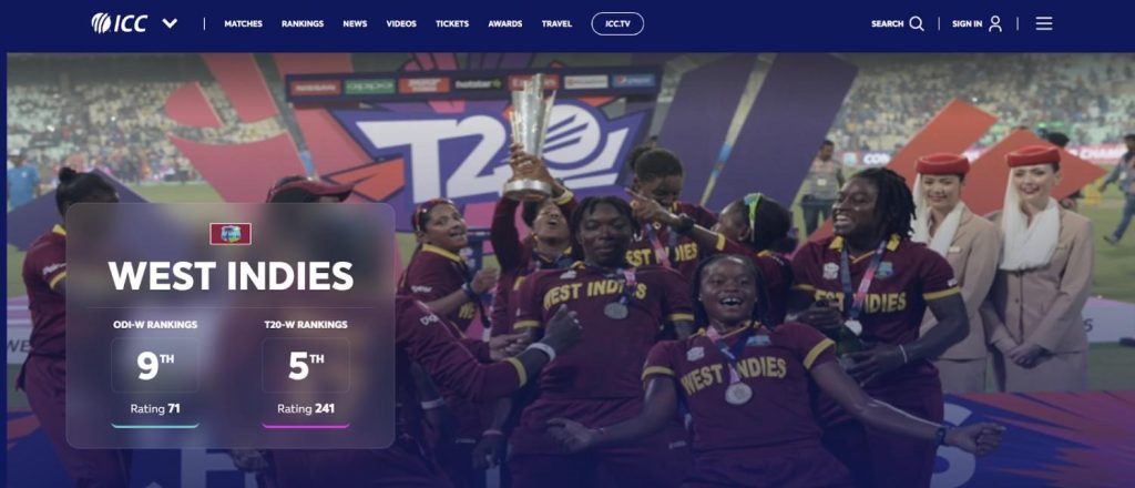 West Indies Women - Rating: 241 West Indies Women - Rating: 241